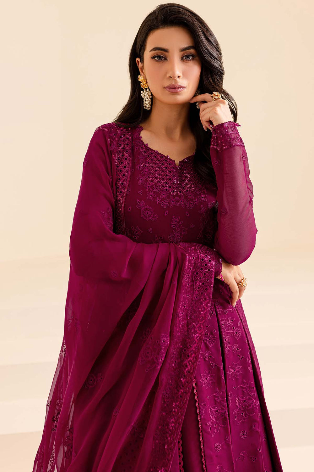 Farasha | Lumiere Formals | Mystic Mauve - Ladies Clothes - Maria Faisal