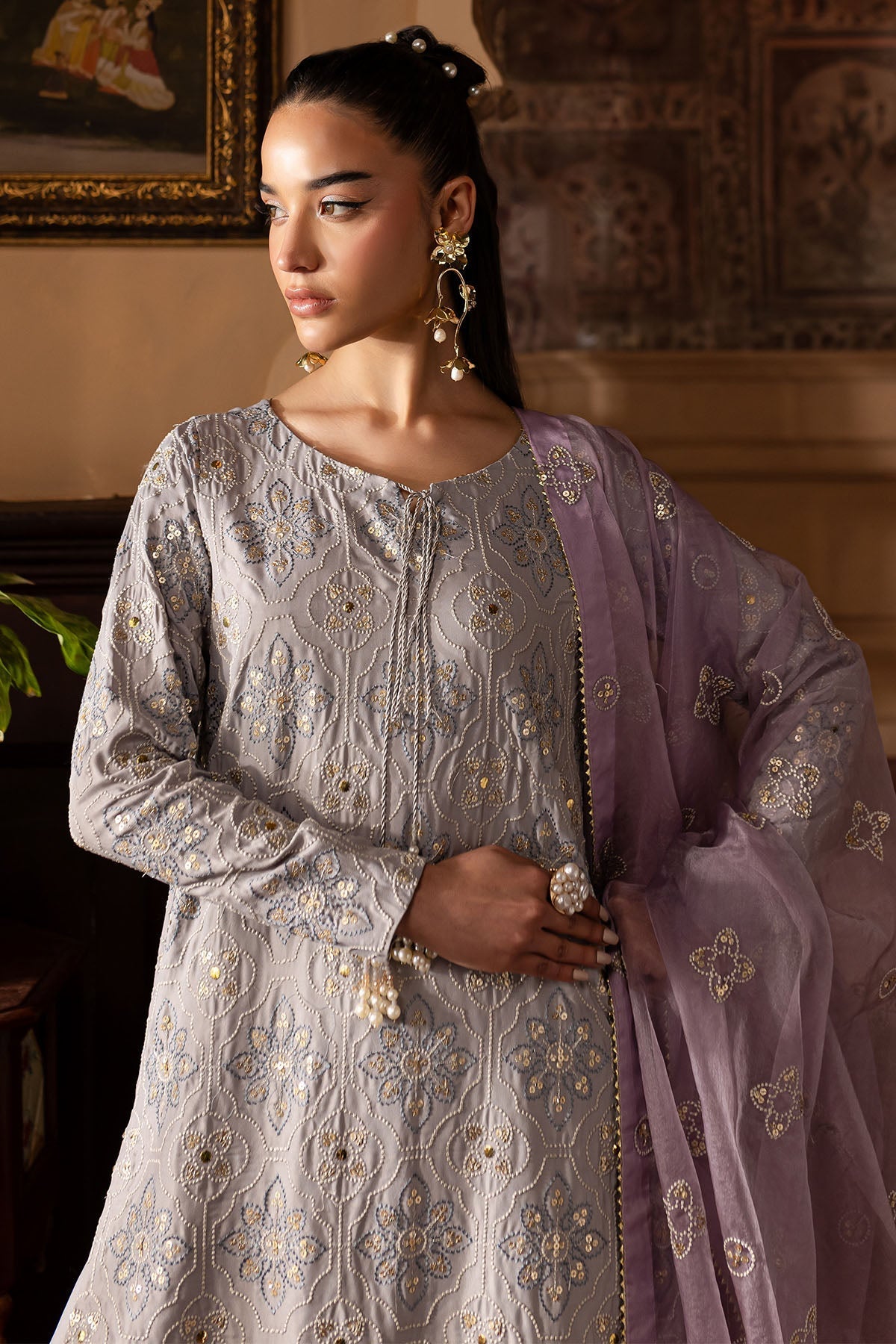 Nureh | Nur Mahal Formals | NE-142 - Ladies Clothes 