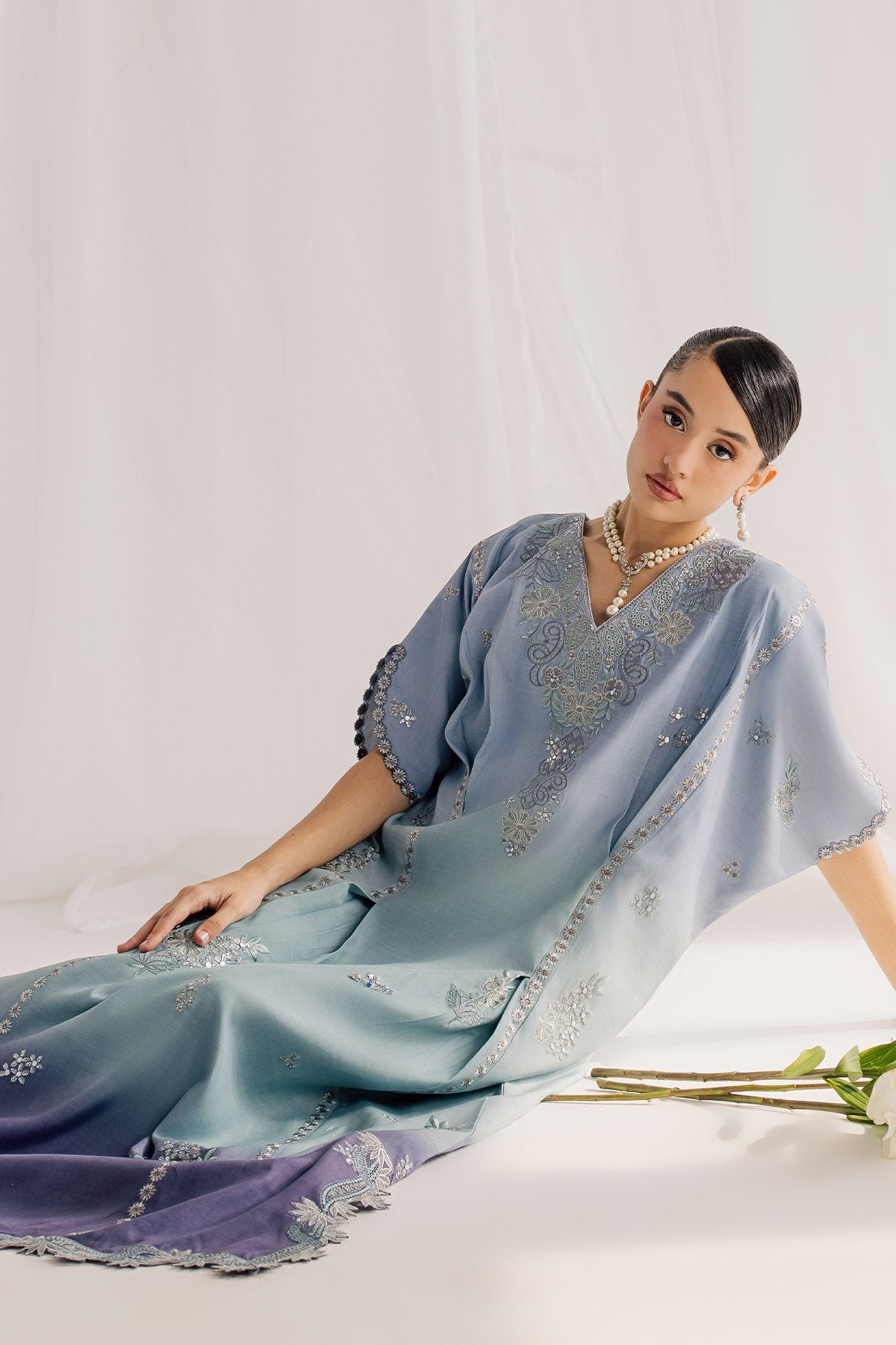 Nureh | Fancy Formal 26 | NP-818 - Formal Dress - available at Maria Faisal in UK and USA.