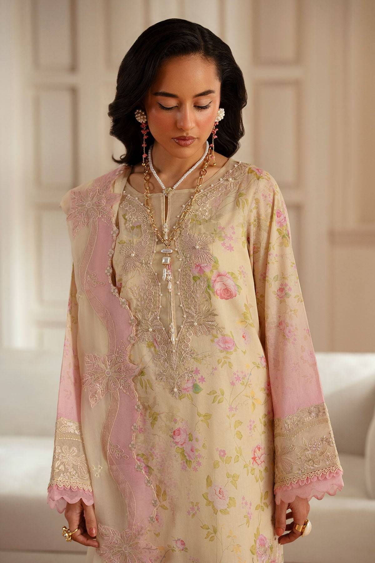 Nureh | Feya Eid Lawn | FE-05 by Maria Faisal - Registered Vendor of : Nureh - type : Ladies Clothes - 100% original wedding dresses