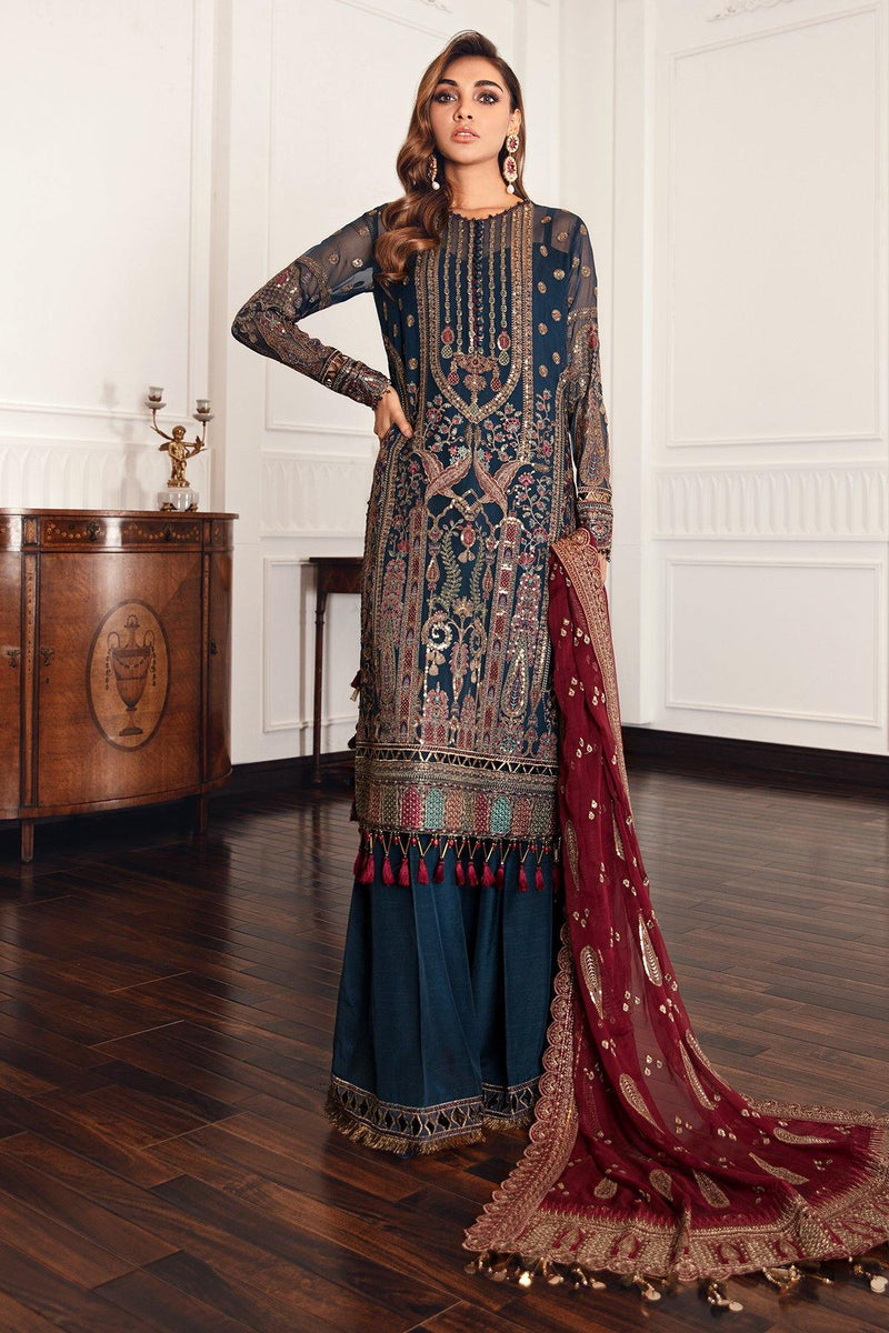 Jazmin | Formals Collection | CHIFFON UC-3049 - Ladies Clothes - Maria Faisal