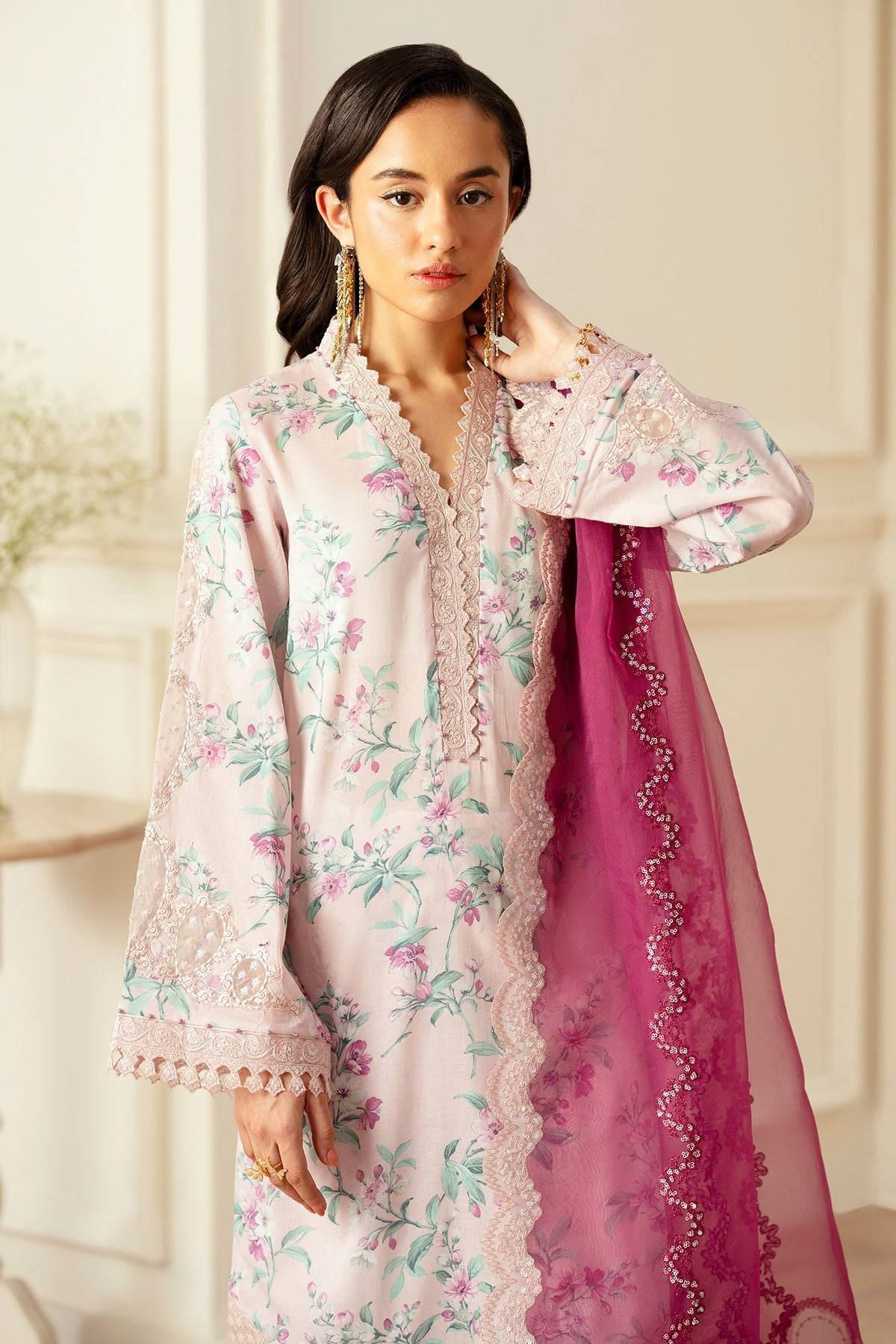 Nureh | Feya Eid Lawn | FE-01 by Maria Faisal - Registered Vendor of : Nureh - type : Ladies Clothes - 100% original wedding dresses