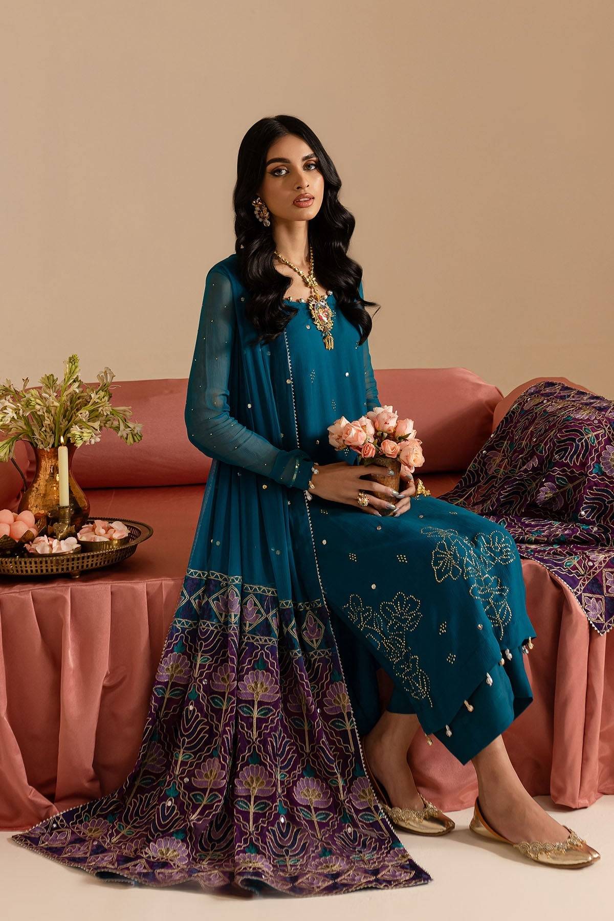 Nureh | Mukeshkari Formals | MK-10 by Maria Faisal - Registered Vendor of : Nureh - type : Ladies Clothes - 100% original wedding dresses