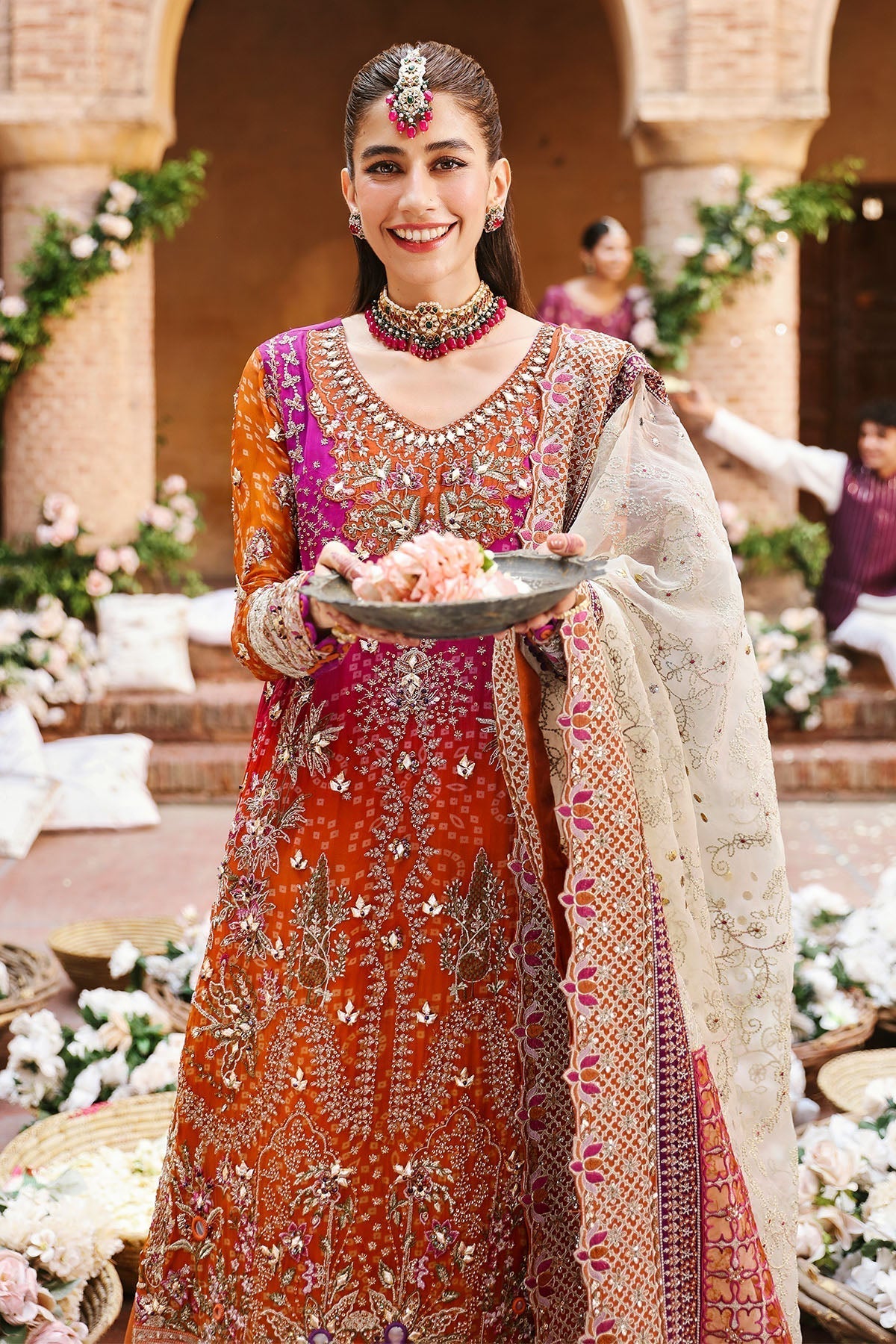 Nureh | Jhoomro Wedding Formals | NL-66 BANO - Wedding Dress - Maria Faisal