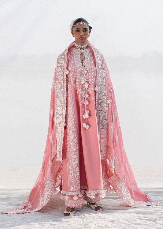 Hussain Rehar | Kalabagh Luxury Lawn 26 | Sorti - Luxury Dress - available at Maria Faisal in UK and USA.