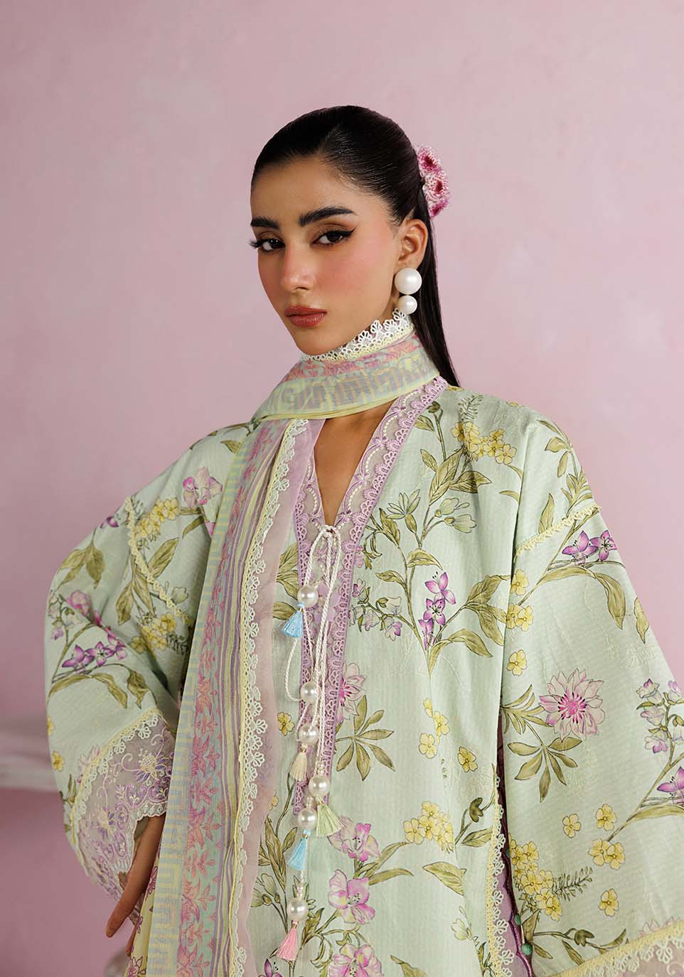 Zarqash | RimJhim The Moonsoon Edit 26 | AFSOON ZQ001 - Casual Dress - available at Maria Faisal in UK and USA.