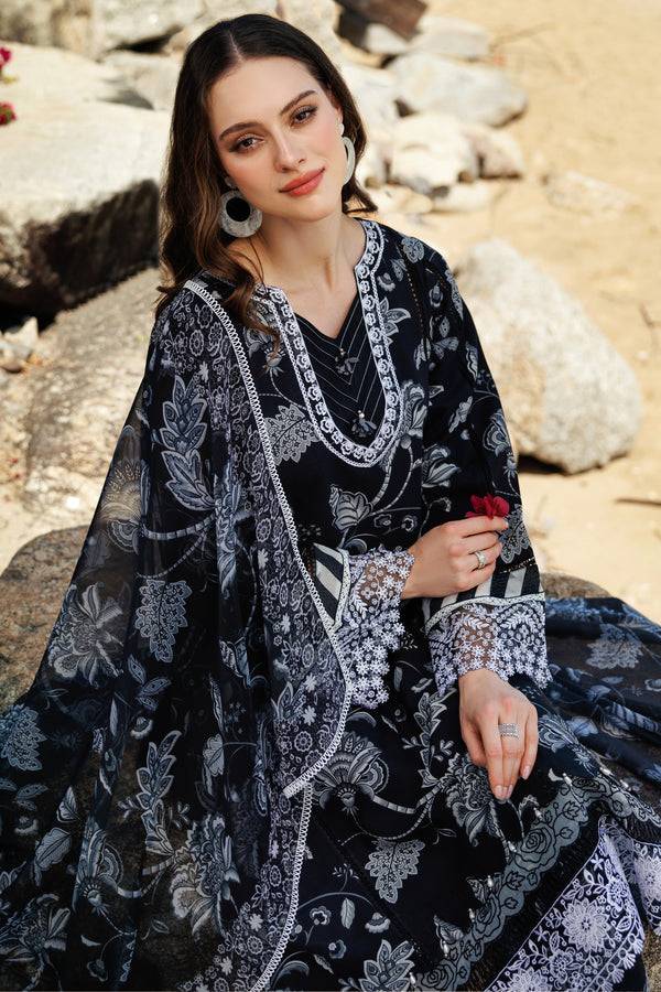 Farasha | Printed Essentials | Sable Dusk by Maria Faisal - Registered Vendor of : Farasha - type : Ladies Clothes - 100% original wedding dresses