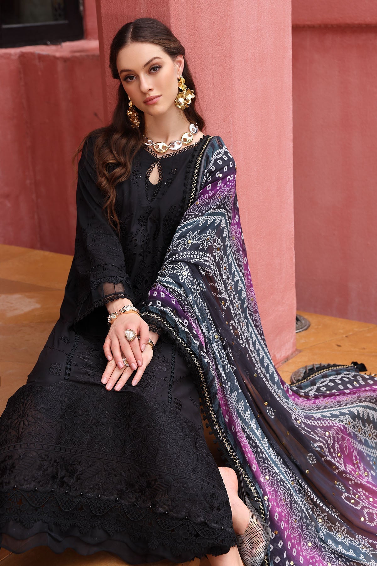 Nureh | Bazaar Lawn 25 | NE-110 by Maria Faisal - Registered Vendor of : Nureh - type : Ladies Clothes - 100% original wedding dresses