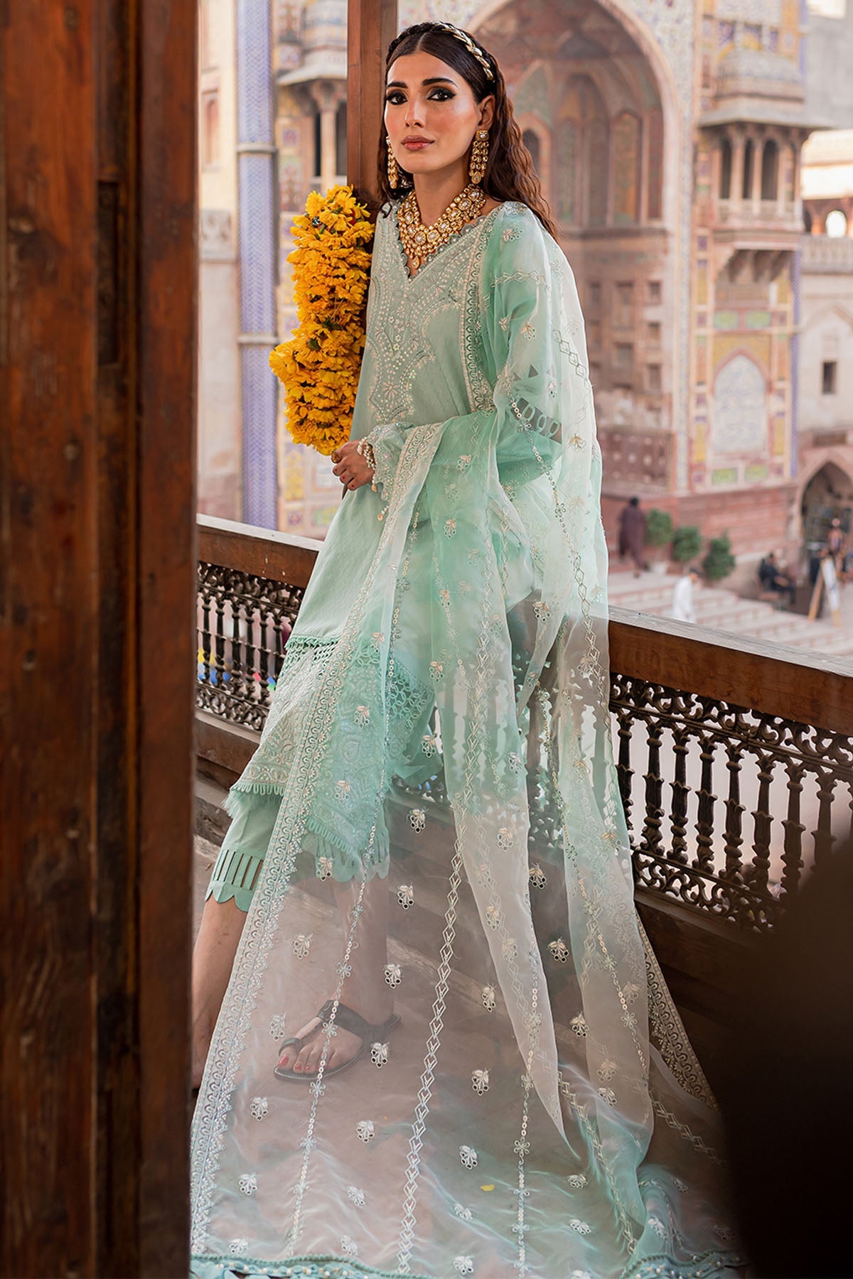 Nureh | Lawn Jacquard | NS-77 - Ladies Clothes 