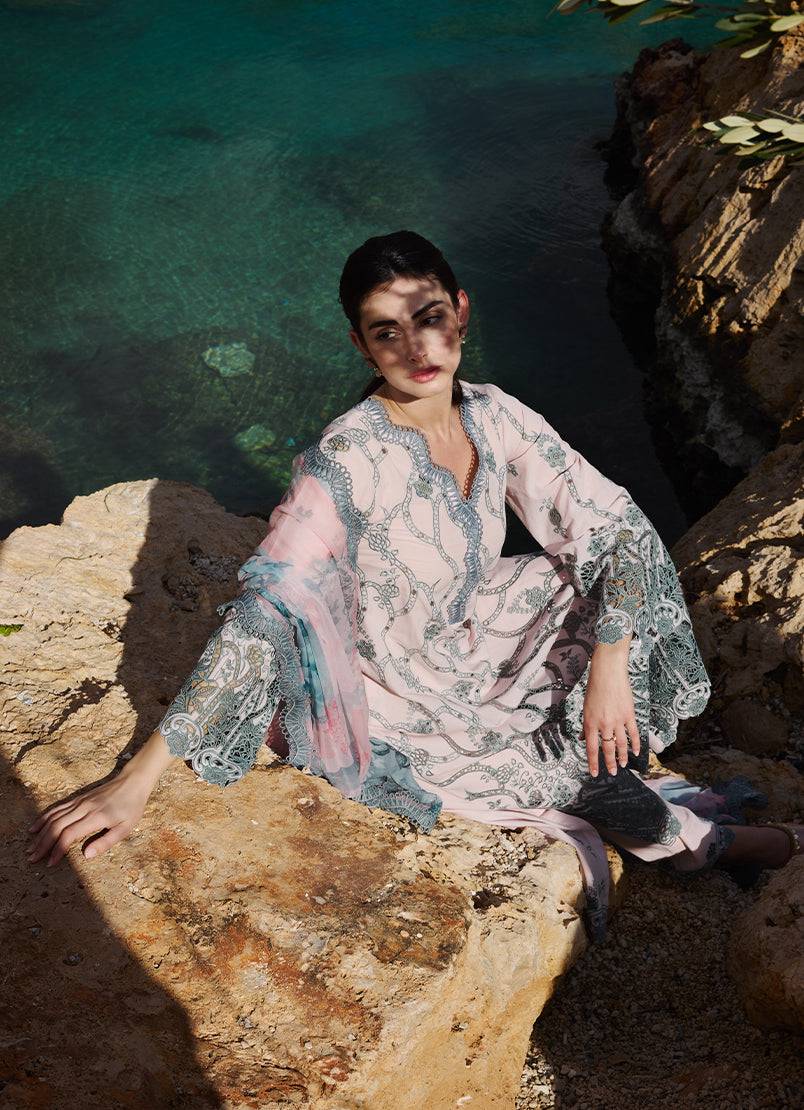 Image | Lawnkari 25 | Nehir by Maria Faisal - Registered Vendor of : Image - type : Ladies Clothes - 100% original wedding dresses