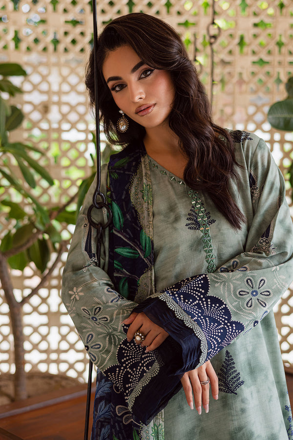 Nureh | Signature Printed Linen | SP-164 - Ladies Clothes - Maria Faisal