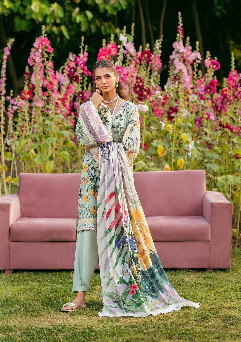 Elaf Premium | Prints 25 | EPS-7B ELARIS by Maria Faisal - Registered Vendor of : Elaf Premium - type : Ladies Clothes - 100% original wedding dresses