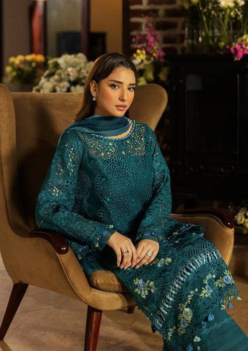 Kahf Premium | Luxury Lawn 25 | KLR-06 Whimsy by Maria Faisal - Registered Vendor of : Kahf Premium - type : Ladies Clothes - 100% original wedding dresses