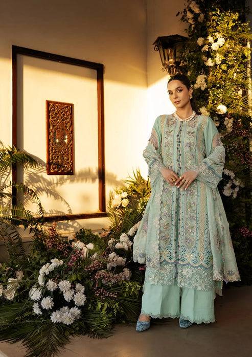 Kahf Premium | Luxury Lawn 25 | KLR-10 Elva by Maria Faisal - Registered Vendor of : Kahf Premium - type : Ladies Clothes - 100% original wedding dresses