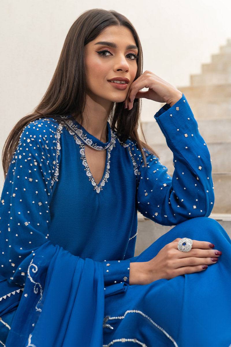 Chic Ophicial | Celenia Pret | Electric Blue by Maria Faisal - Registered Vendor of : Chic Ophicial - type : Ladies Clothes - 100% original wedding dresses