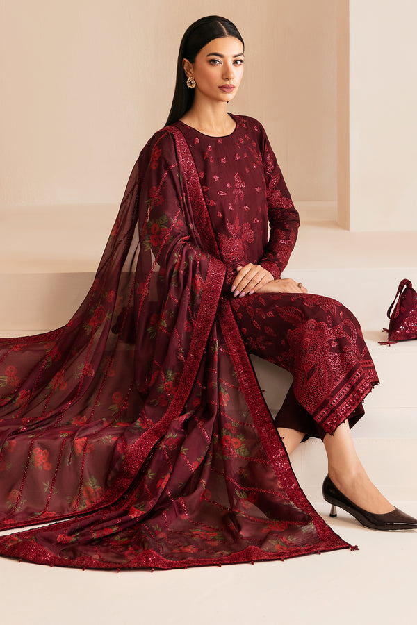 Jazmin | Formals Collection | Raw Silk UR-7031 - Ladies Clothes - Maria Faisal