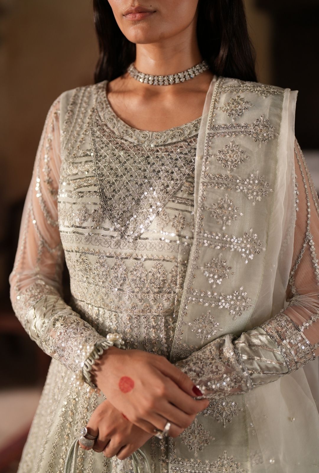 Ajr Couture | Dastan e Ishq | Roohi - Formal Dress - available at Maria Faisal in UK and USA.