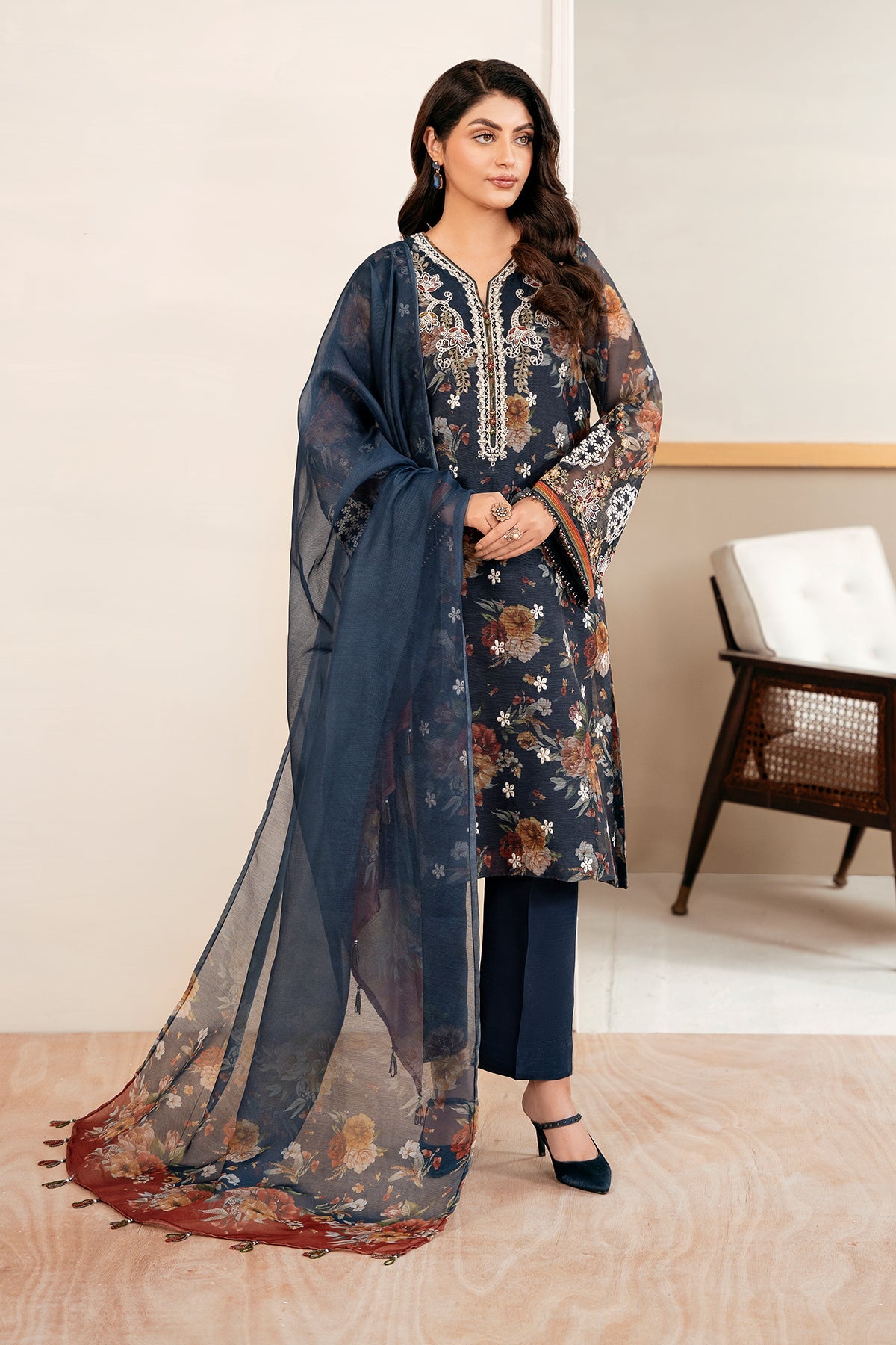 Baroque | Formal Collection | UF-4035 - Ladies Clothes - Maria Faisal