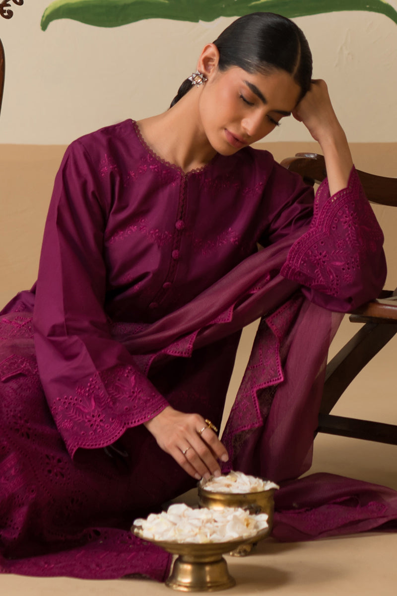 Cross Stitch | Chikankari Lawn Collection | P-07 - Maria Faisal