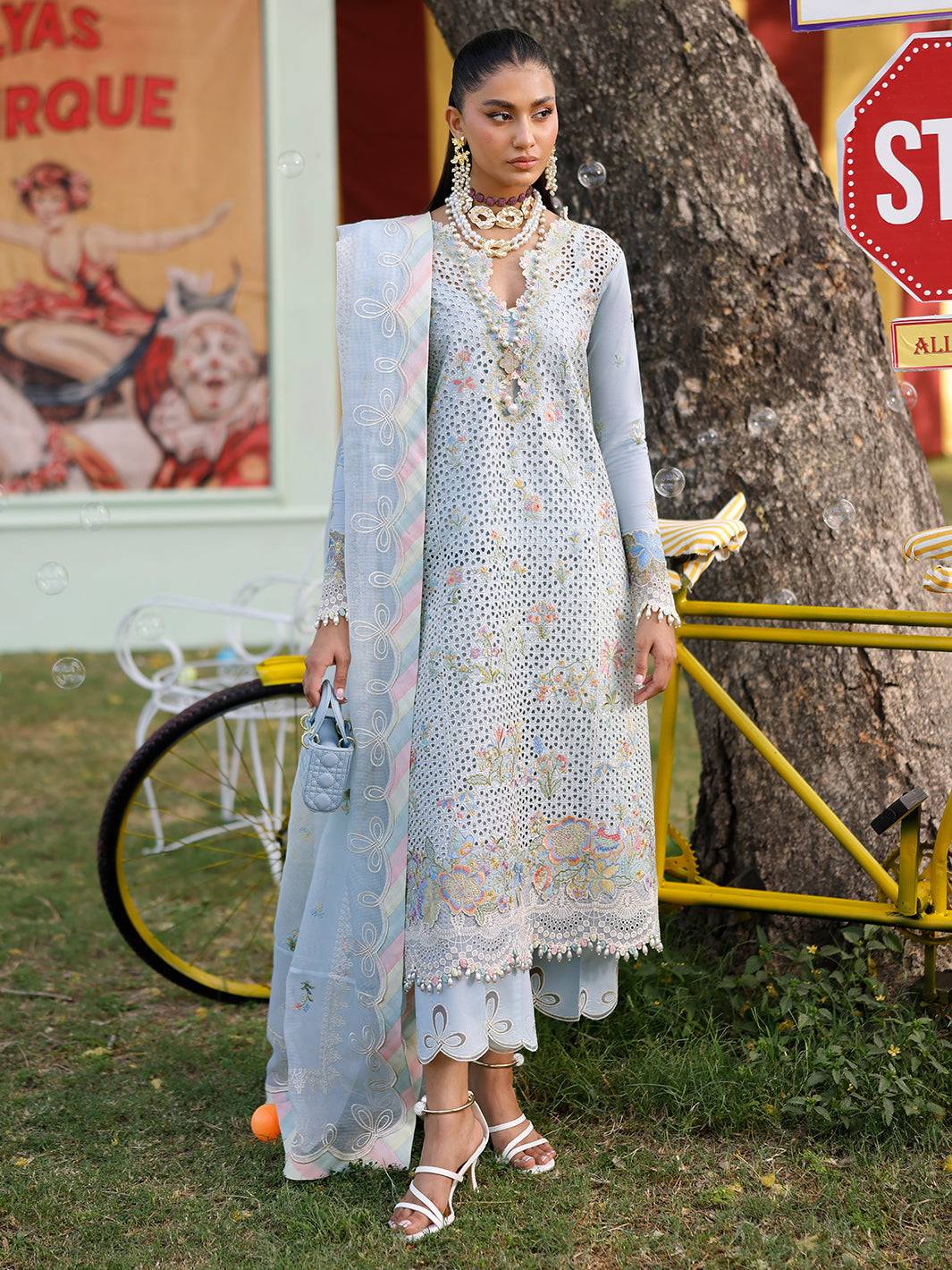 Bin Ilyas | Carnival Summer Edit 25 | 31 - B by Maria Faisal - Registered Vendor of : Bin Ilyas - type : Ladies Clothes - 100% original wedding dresses