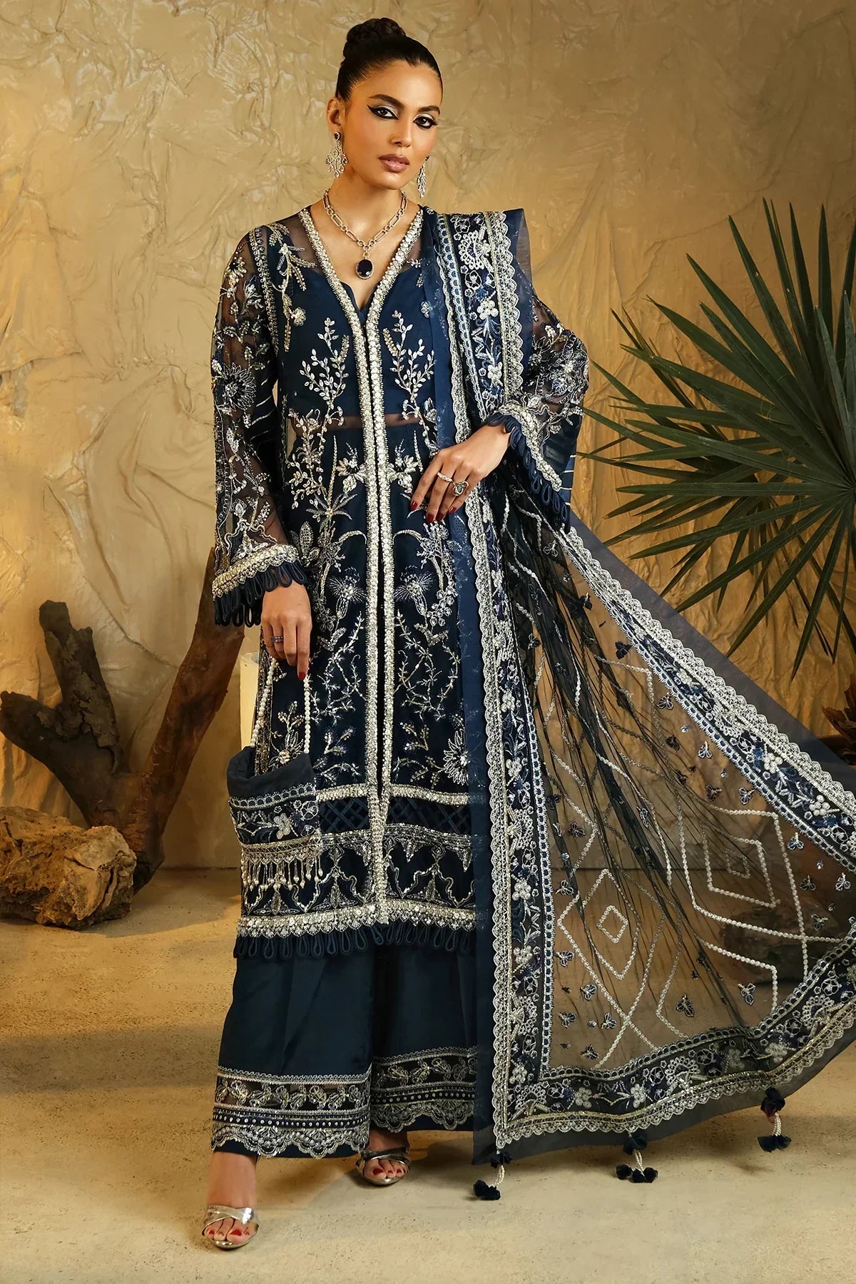 Mina Kashif | Kahani Luxury Formals 23 | Emerald