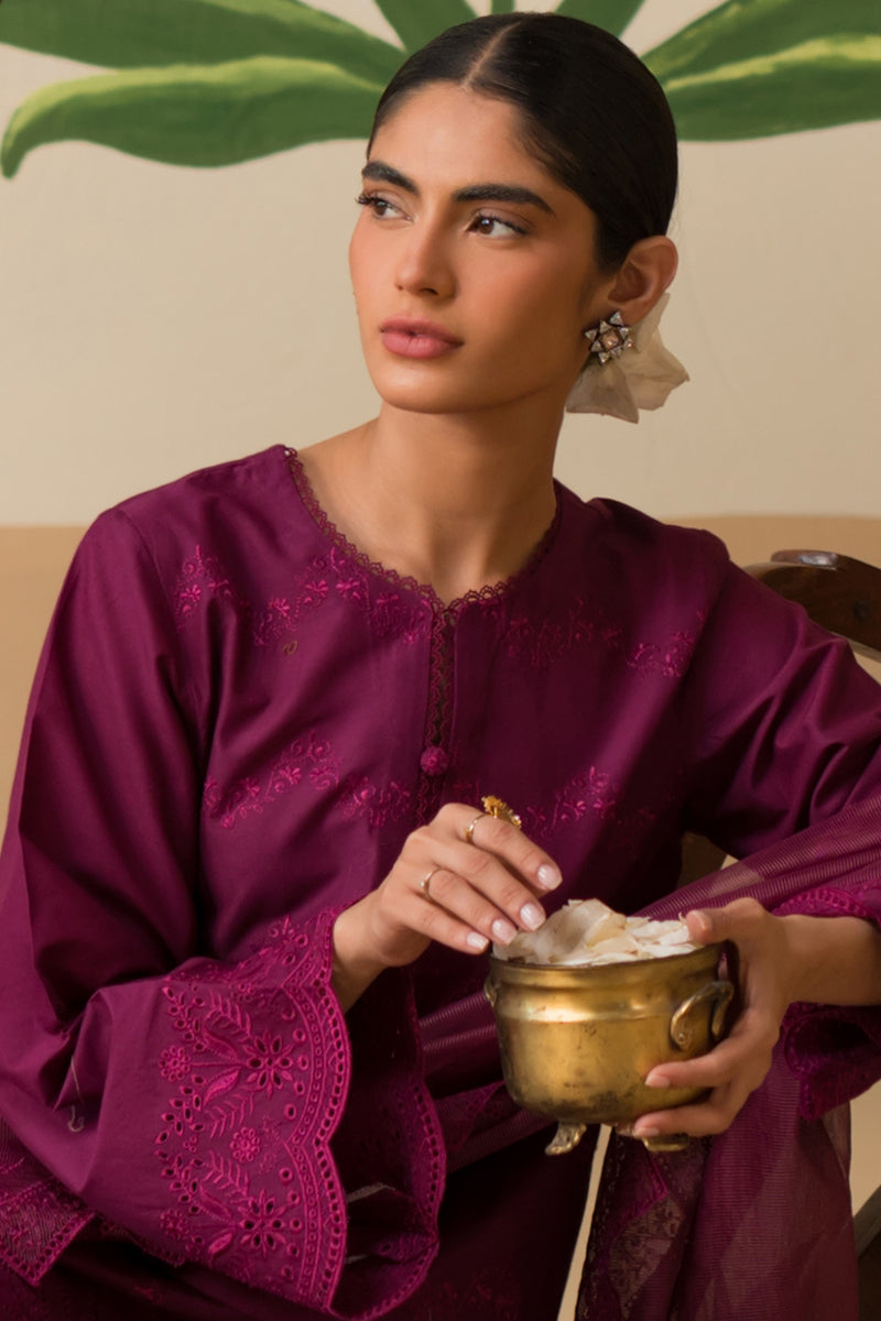 Cross Stitch | Chikankari Lawn Collection | P-07 - Maria Faisal