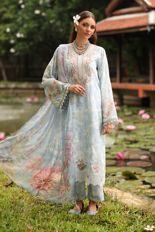 Baroque | Luxury Pret Summer | UF-4250 - Luxury Dress - available at Maria Faisal in UK and USA.