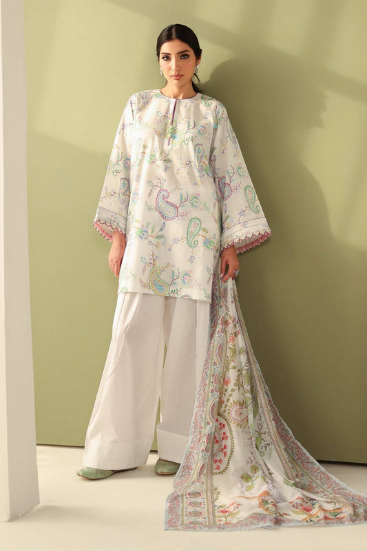 Baroque | Eid Printique | EMBROIDERED PRINTED LAWN UF-4179 by Maria Faisal - Registered Vendor of : Baroque - type : Ladies Clothes - 100% original wedding dresses