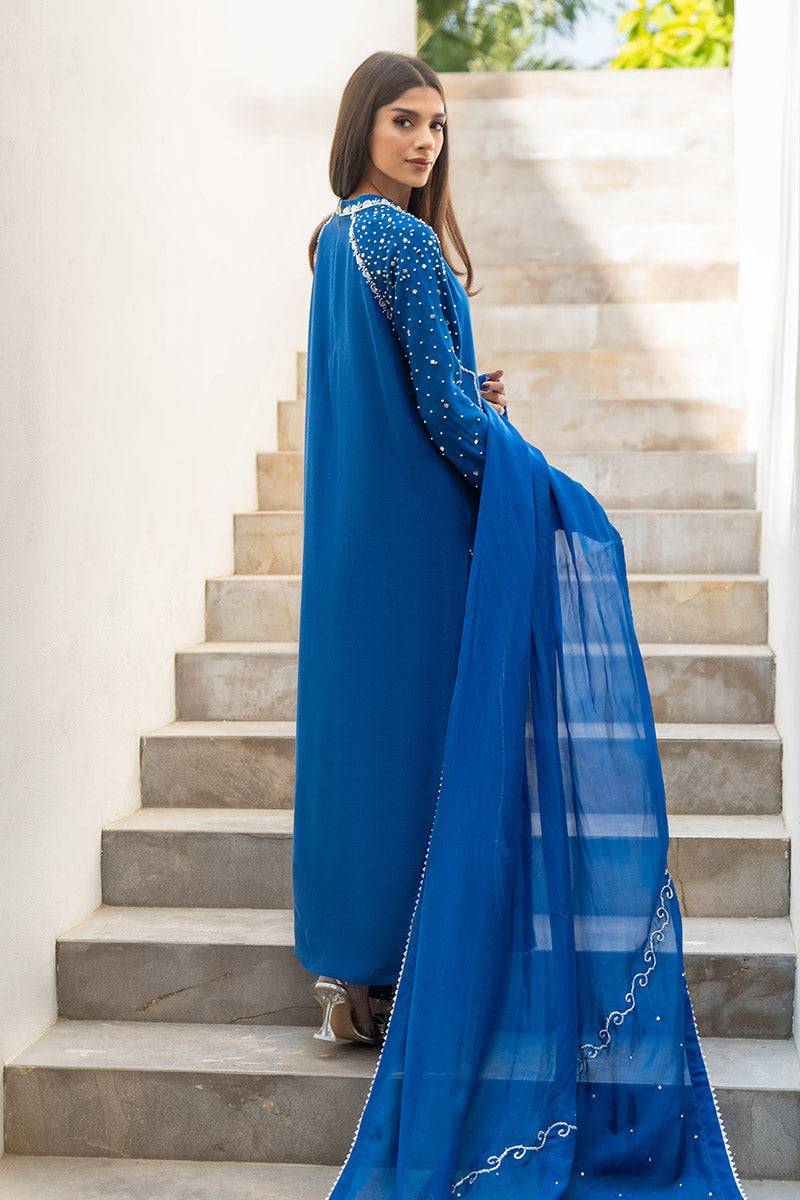 Chic Ophicial | Celenia Pret | Electric Blue by Maria Faisal - Registered Vendor of : Chic Ophicial - type : Ladies Clothes - 100% original wedding dresses