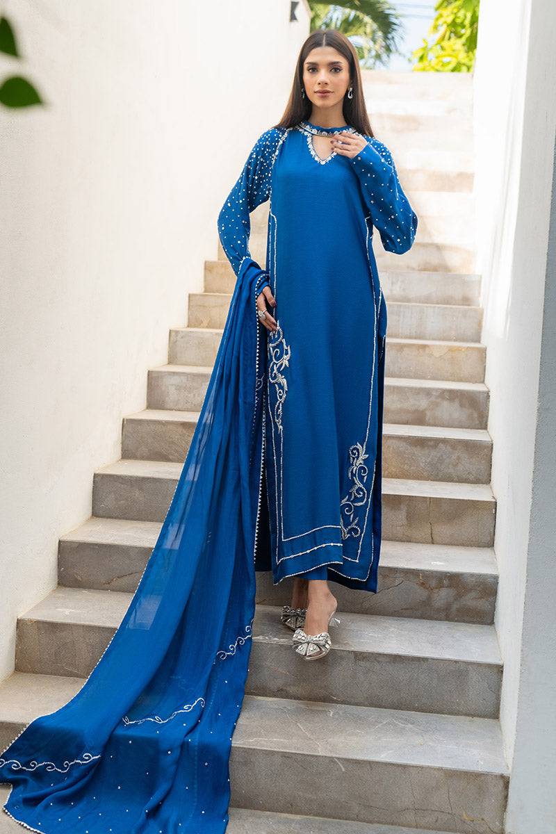 Chic Ophicial | Celenia Pret | Electric Blue by Maria Faisal - Registered Vendor of : Chic Ophicial - type : Ladies Clothes - 100% original wedding dresses