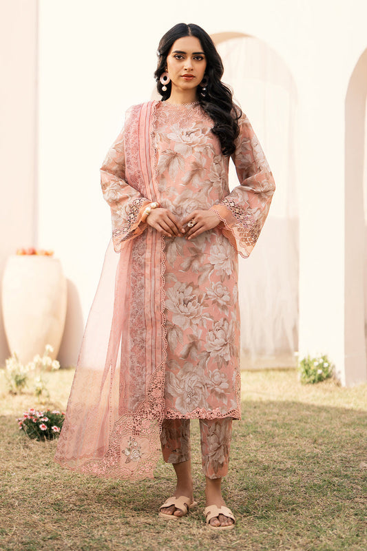 Baroque | Luxury Pret 24 | LAWN UF-593 - Designer Dress with Intricate embroidery and embellishments. Shop elegent wedding dress at Maria Faisal.