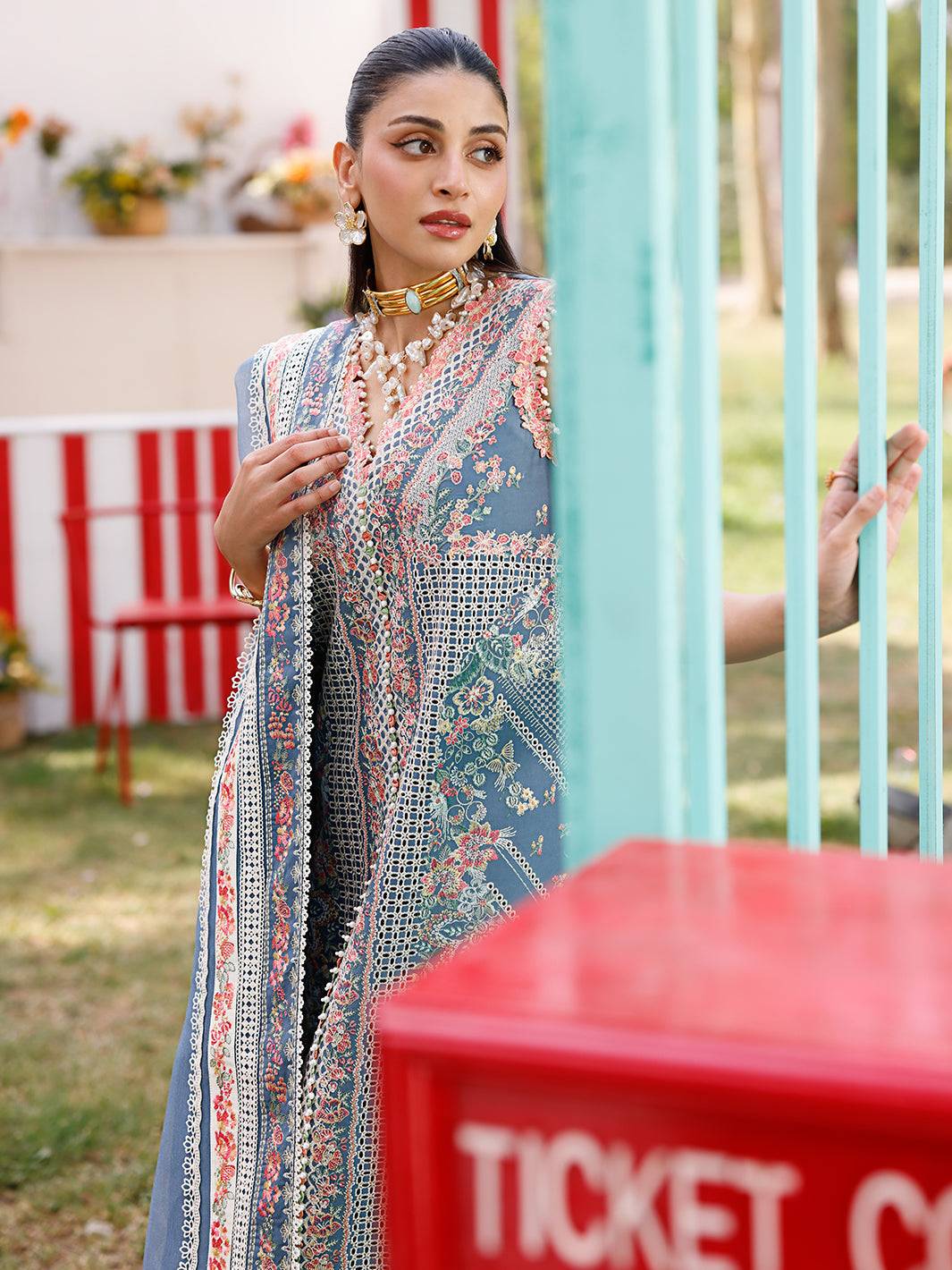 Bin Ilyas | Carnival Summer Edit 25 | 33 - B by Maria Faisal - Registered Vendor of : Bin Ilyas - type : Ladies Clothes - 100% original wedding dresses