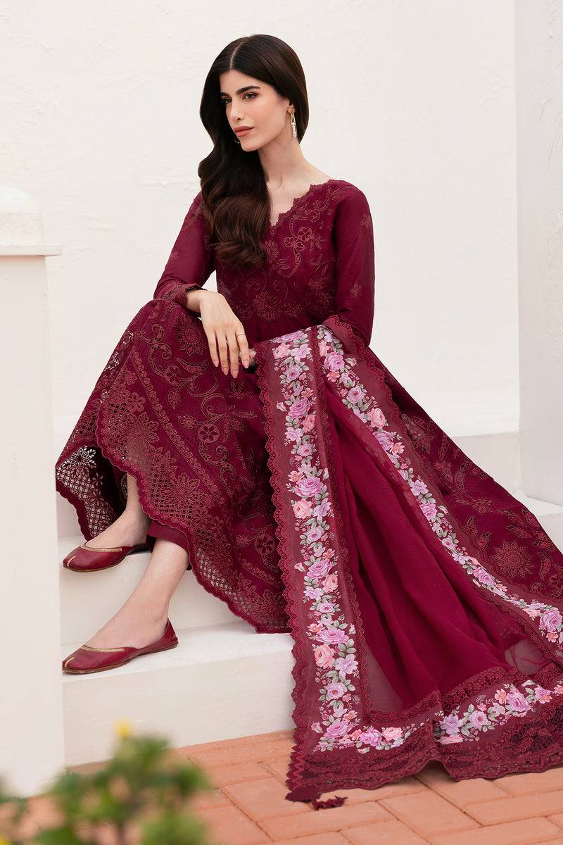 Baroque | Eid Lawn 25 | EL-D05 by Maria Faisal - Registered Vendor of : Baroque - type : Ladies Clothes - 100% original wedding dresses