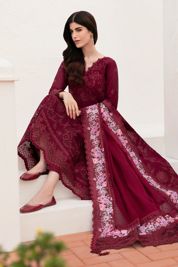 Baroque | Eid Lawn 26 | EL-D05 - Luxury Dress - available at Maria Faisal in UK and USA.