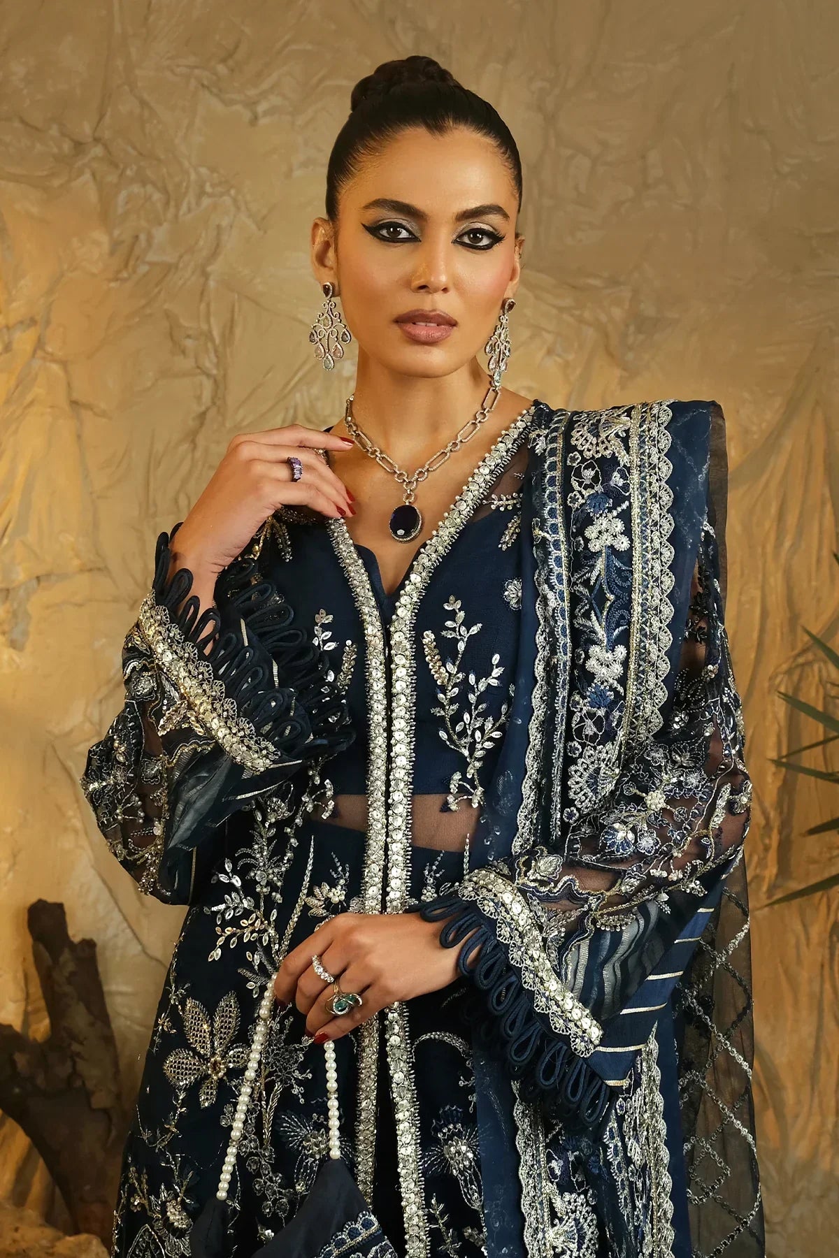 Mina Kashif | Kahani Luxury Formals 23 | Emerald