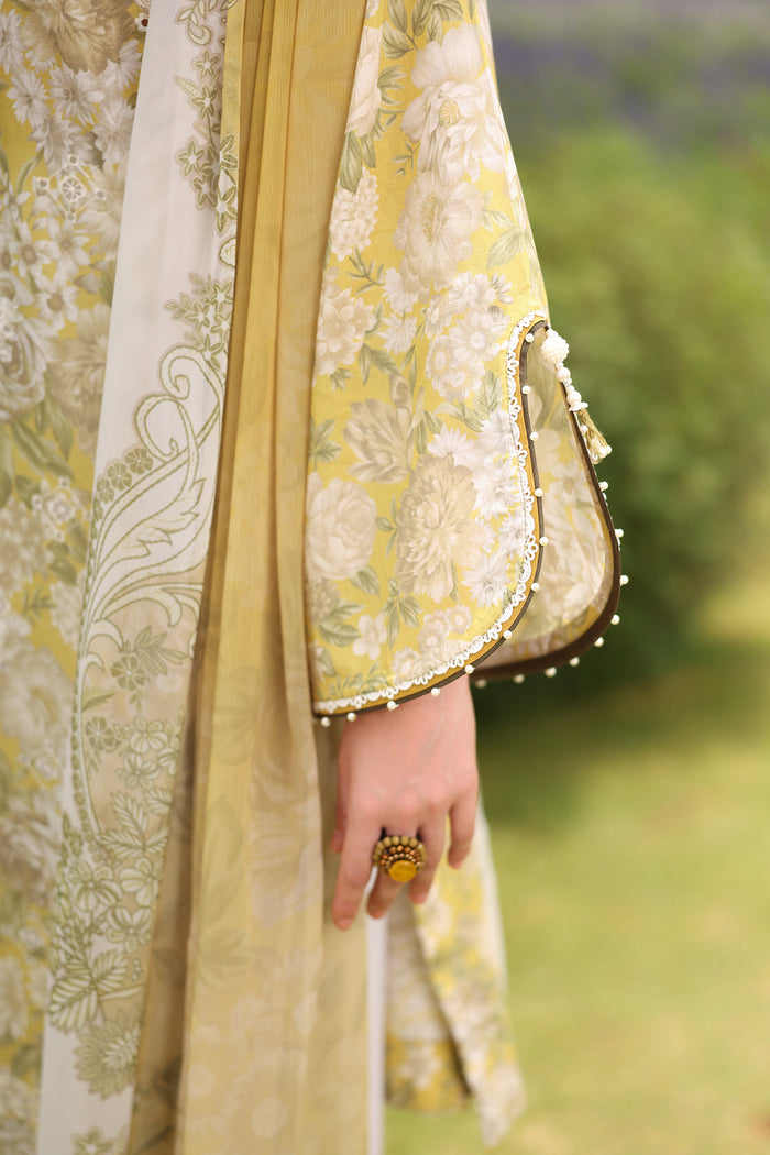 Baroque | Luxury Pret Summer | UF-4229 - Luxury Dress - available at Maria Faisal in UK and USA.
