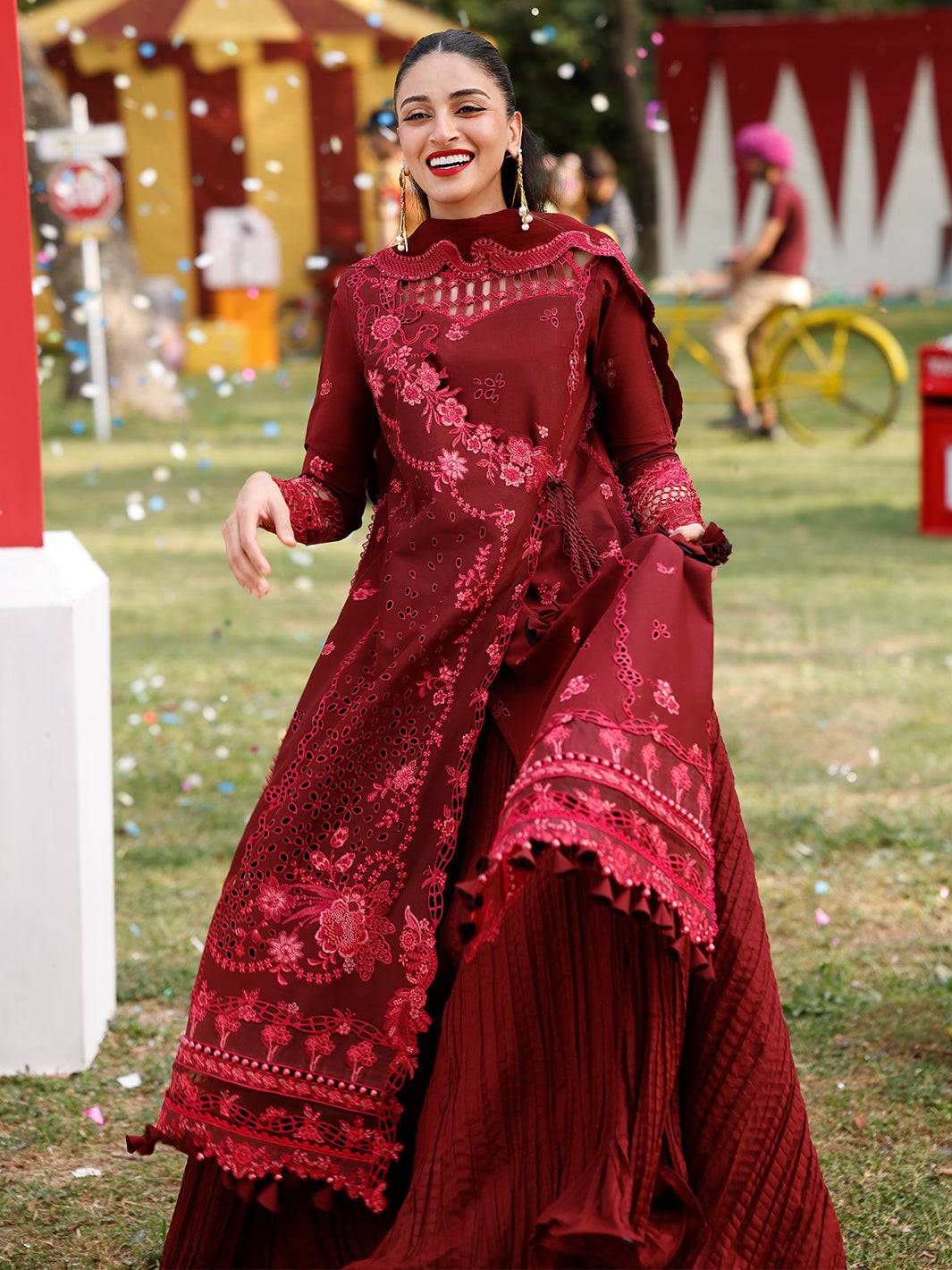 Bin Ilyas | Carnival Summer Edit 25 | 34 - B by Maria Faisal - Registered Vendor of : Bin Ilyas - type : Ladies Clothes - 100% original wedding dresses
