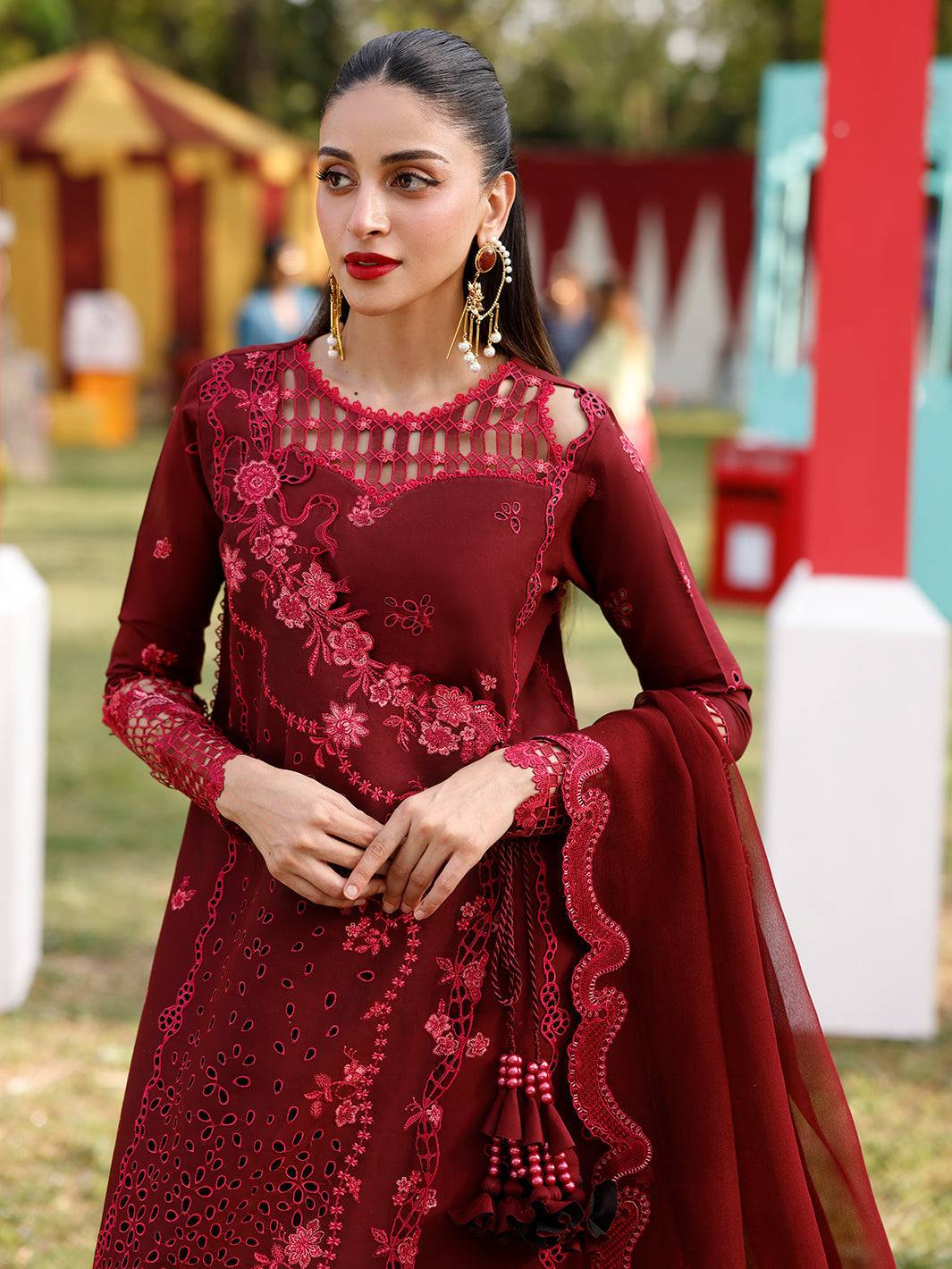 Bin Ilyas | Carnival Summer Edit 25 | 34 - B by Maria Faisal - Registered Vendor of : Bin Ilyas - type : Ladies Clothes - 100% original wedding dresses