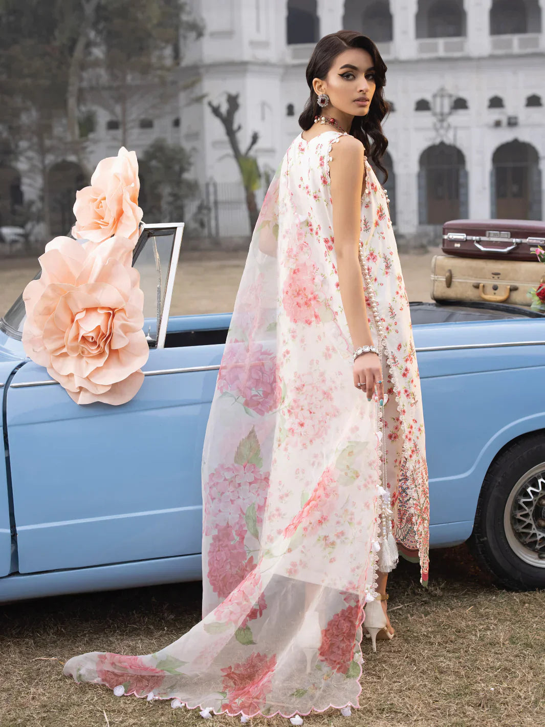 Faiza Faisal | Maya Luxury Lawn | Sandra - Maria Faisal