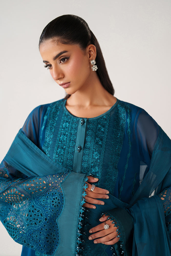 Baroque  | Luxury Pret 26 | PR-1241 - Luxury Dress - available at Maria Faisal in UK and USA.