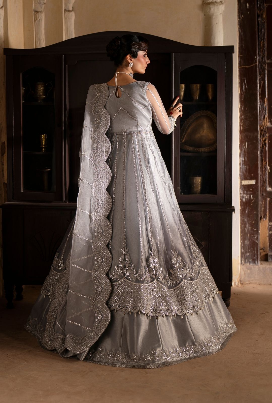 Ajr Couture | Dastan e Ishq | Mehar - Formal Dress - available at Maria Faisal in UK and USA.