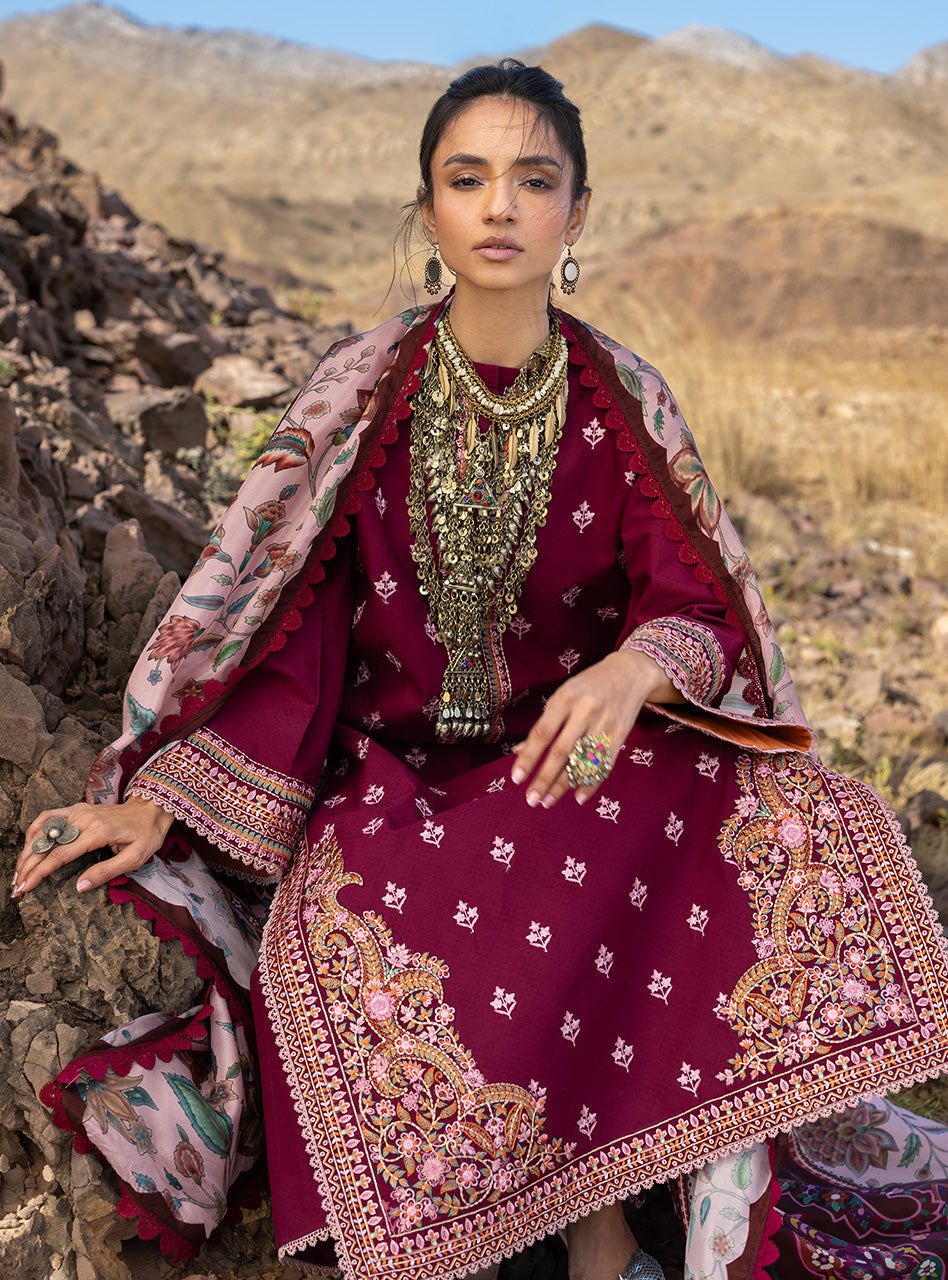 Zainab Chottani | Spring Summer Lawn 26 | Aylin - Luxury Dress - available at Maria Faisal in UK and USA.