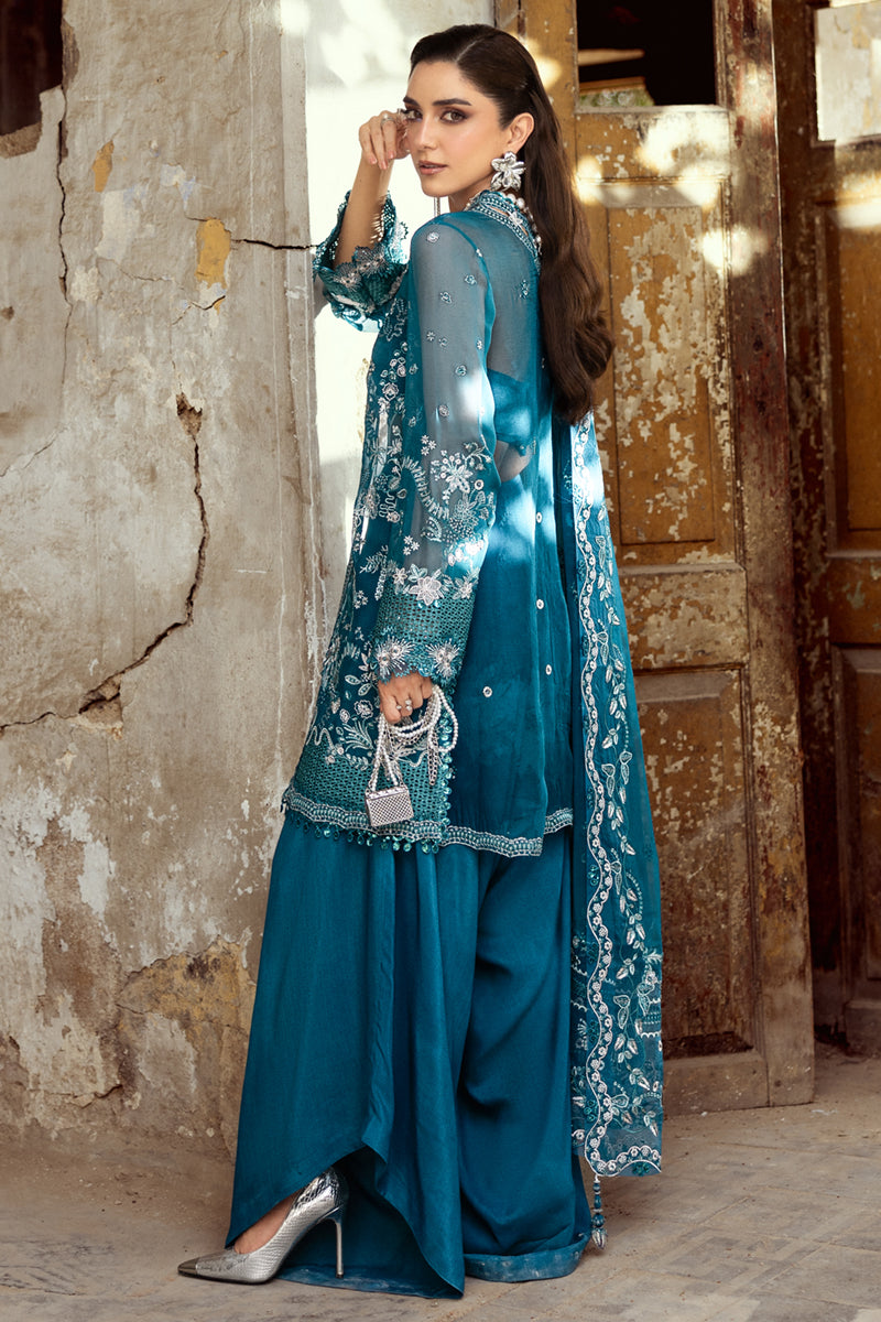 Qalamkar | Chiffon Edit | WC-04 NESSA - Ladies Clothes - Maria Faisal