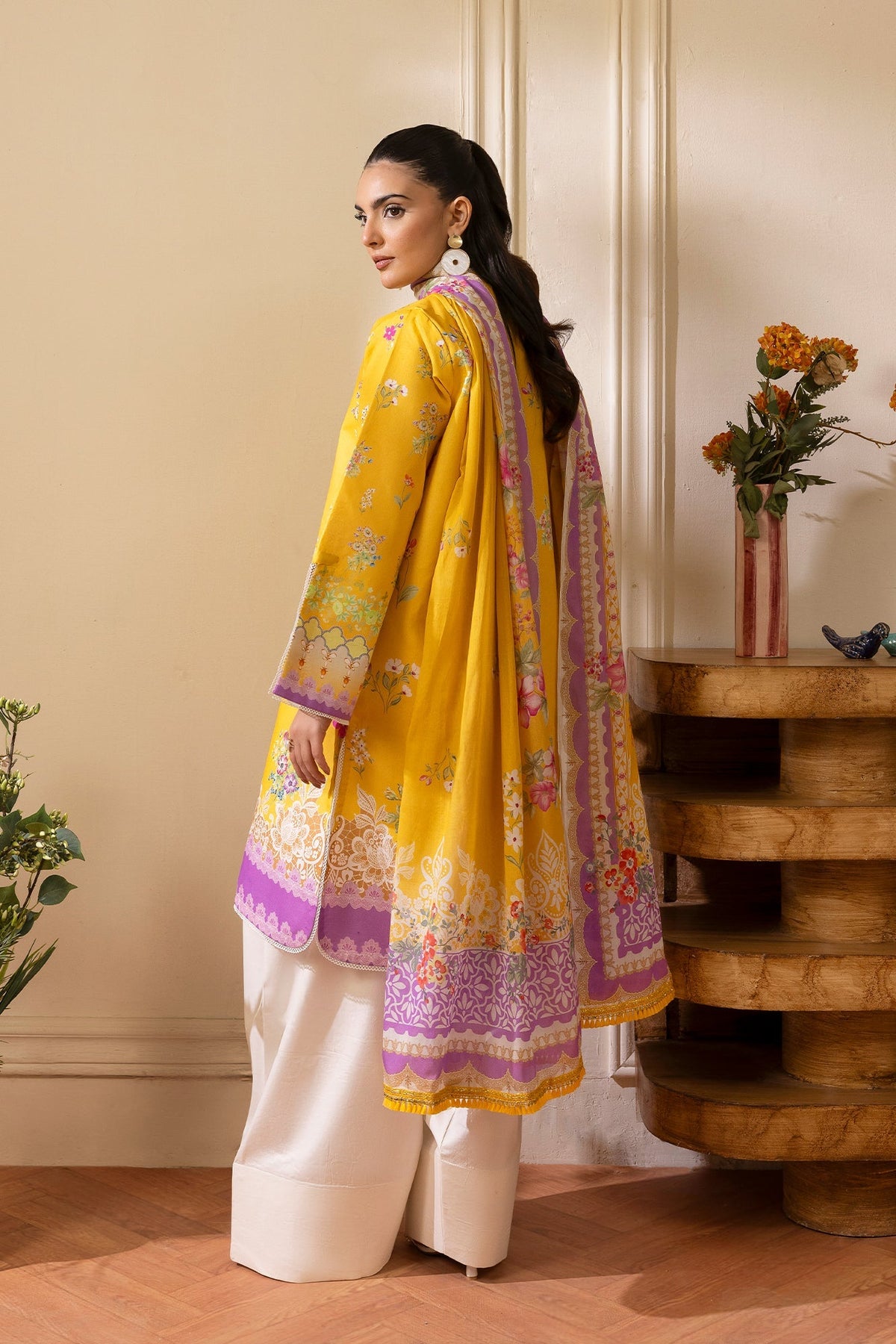 Rajbari | Nissa Exclusive Summer Prints | 01 - Casual Dress - available at Maria Faisal in UK and USA.