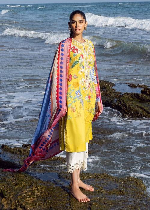 Sadaf Fawad Khan | Siraa Lawn 25 | Sea Flora by Maria Faisal - Registered Vendor of : Sadaf Fawad Khan - type : Ladies Clothes - 100% original wedding dresses