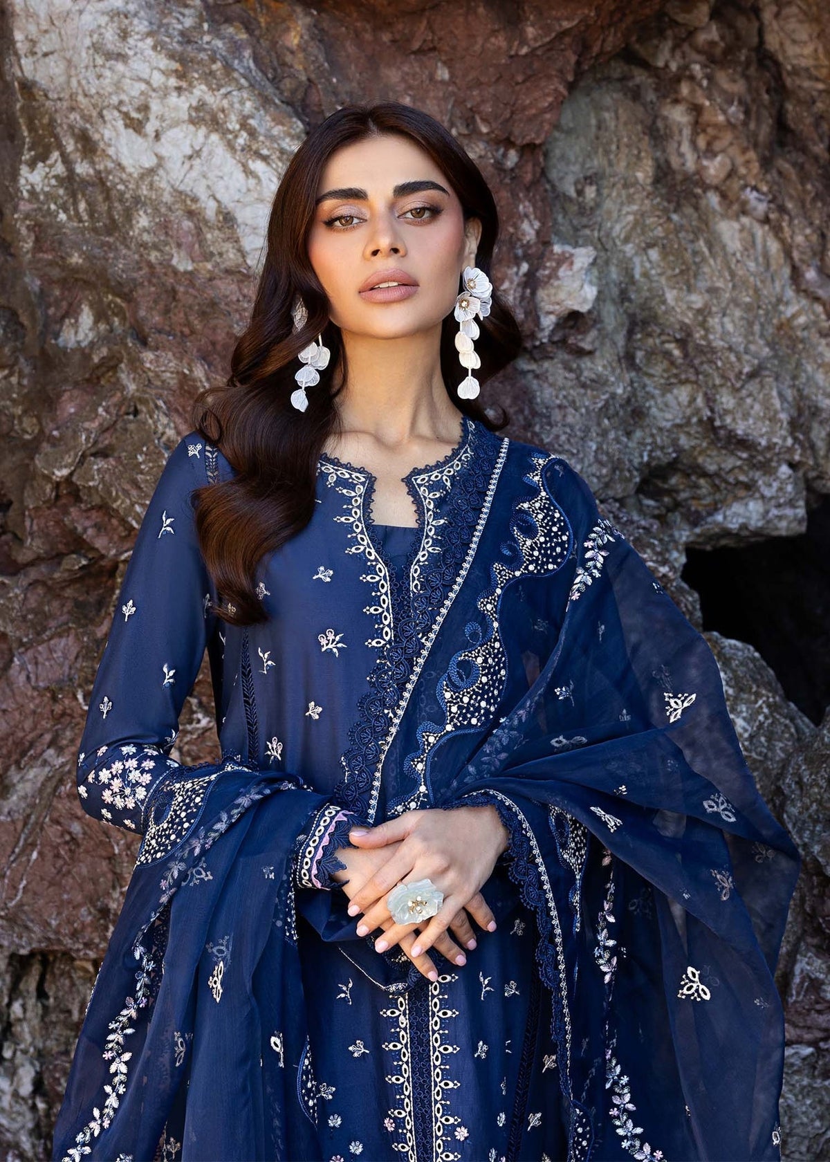 Akbar Aslam | Mare Lawn Edit 25 | Eilara by Maria Faisal - Registered Vendor of : Akbar Aslam - type : Ladies Clothes - 100% original wedding dresses