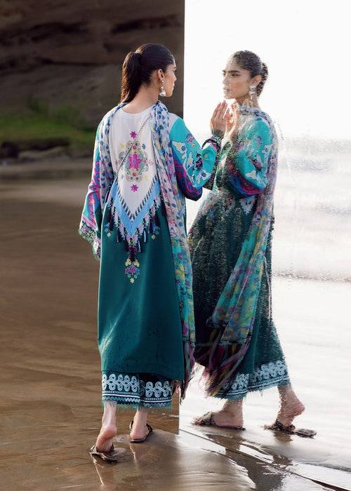 Sadaf Fawad Khan | Siraa Lawn 25 | Surf Gypsy by Maria Faisal - Registered Vendor of : Sadaf Fawad Khan - type : Ladies Clothes - 100% original wedding dresses