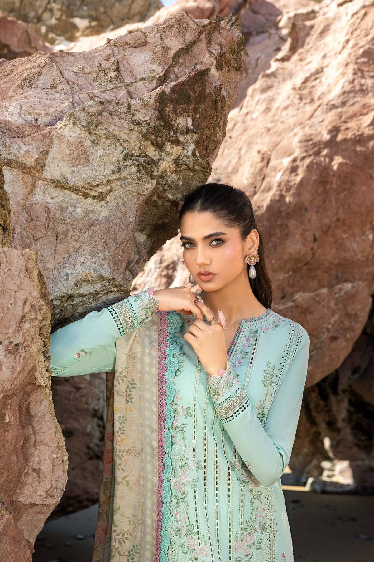 Akbar Aslam | Mare Lawn Edit 25 | Rivora by Maria Faisal - Registered Vendor of : Akbar Aslam - type : Ladies Clothes - 100% original wedding dresses