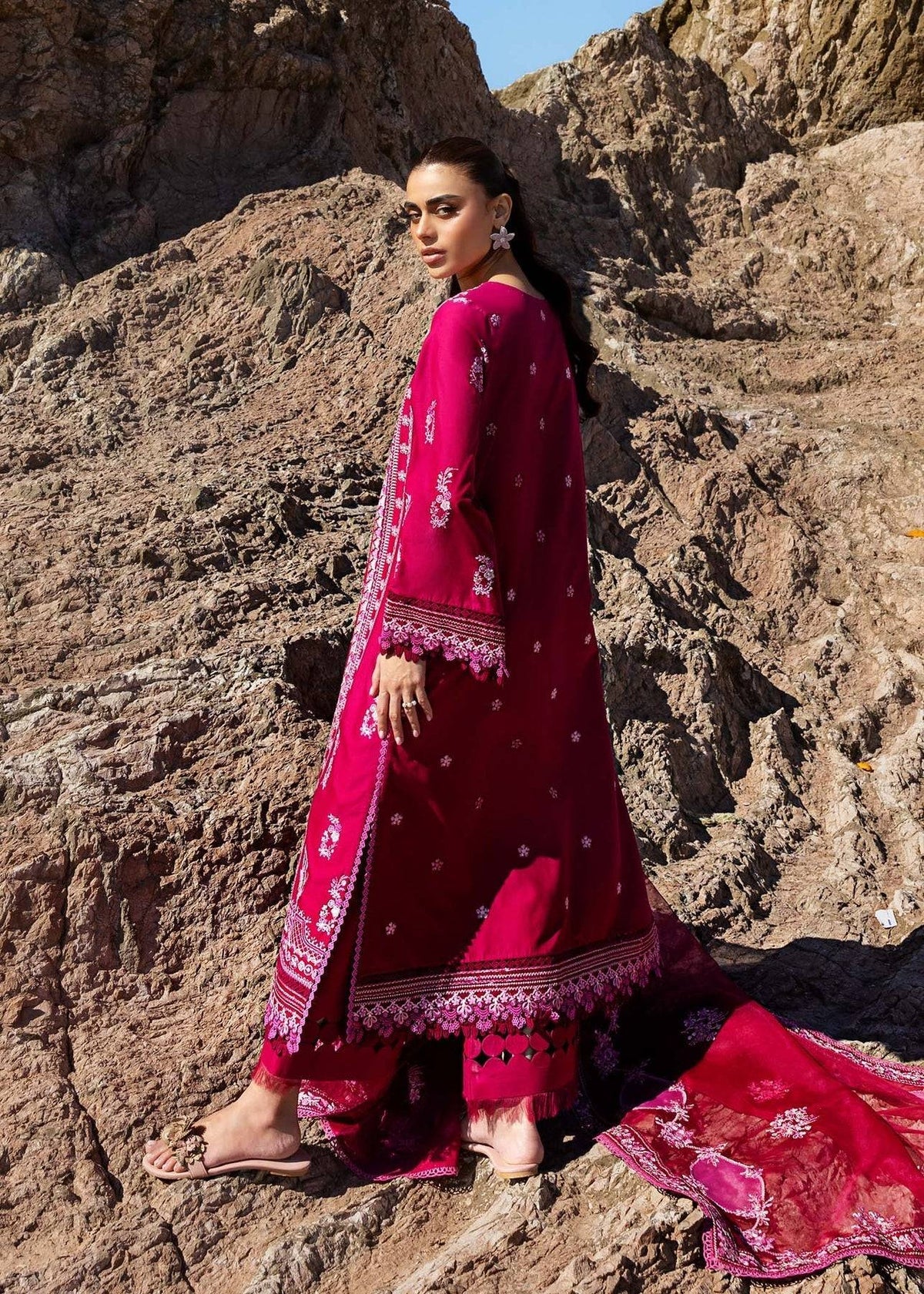 Akbar Aslam | Mare Lawn Edit 25 | Nirvana by Maria Faisal - Registered Vendor of : Akbar Aslam - type : Ladies Clothes - 100% original wedding dresses