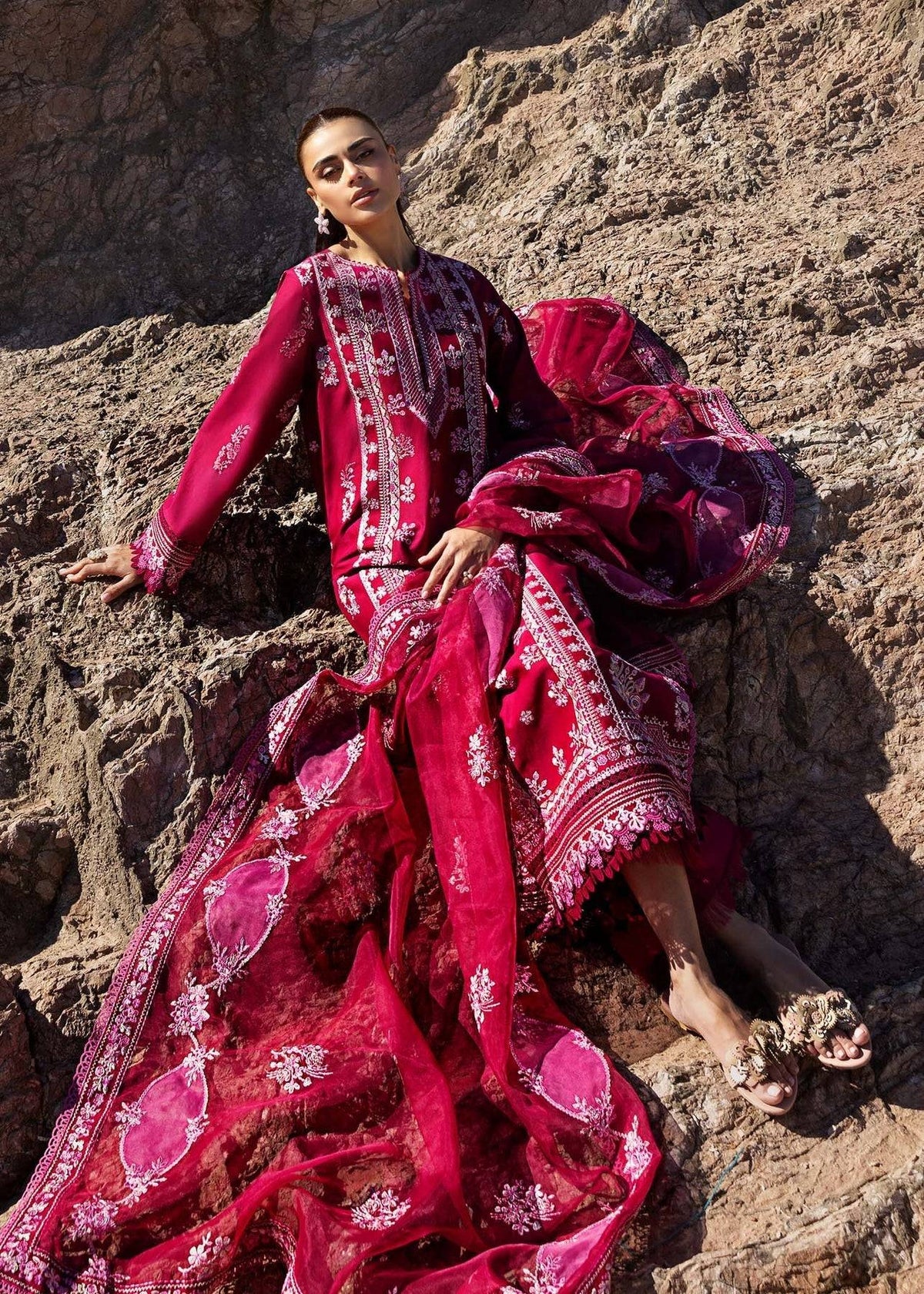 Akbar Aslam | Mare Lawn Edit 25 | Nirvana by Maria Faisal - Registered Vendor of : Akbar Aslam - type : Ladies Clothes - 100% original wedding dresses